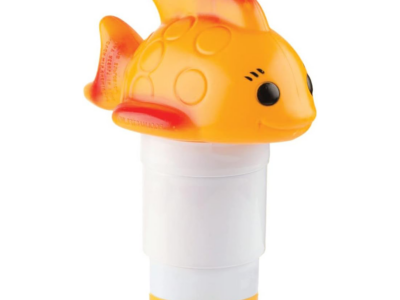 Floating Chlorine Dispenser With Gold Fish
