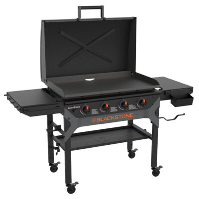 BLACKSTONE - Iron Forged 36" Griddle Cooking Station W/Hood and Omnivore Top